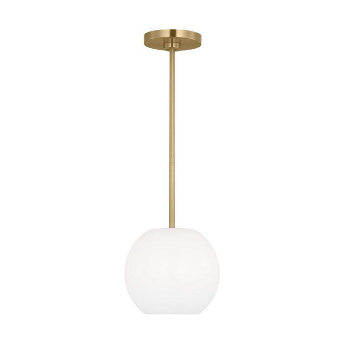 Generation Lighting Rory 1 Light LED Pendant, Bronze/Clear/White - GLP1011EN3-SB