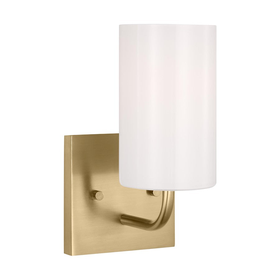 Generation Lighting Rhett 1 Light LED Bath, Bronze/Clear/White - GLV1001EN3-SB