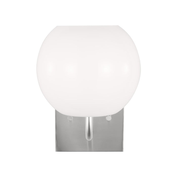 Generation Lighting Rory 1 Light Bath, Steel Silver/Opal - GLV1011BS