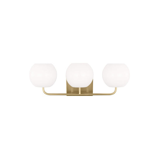 Generation Lighting Rory 3 Light Bath Vanity In Satin Bronze/Opal - GLV1013SB