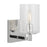 Generation Lighting Parker 1Lt T8 Wall Sconce, Chrome/Clear Crackle - GLV1031CH