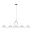 Visual Comfort Studio Kelly Wearstler Nido 5-Lt Chandelier, BK/WH - KC1125MBK