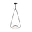 Visual Comfort Studio Kelly Wearstler Nido 1-Lt 8" Pendant, BK/WH - KP1151MBK