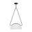 Visual Comfort Studio Kelly Wearstler Nido 1-Lt 15" Pendant, BK/WH - KP1161MBK