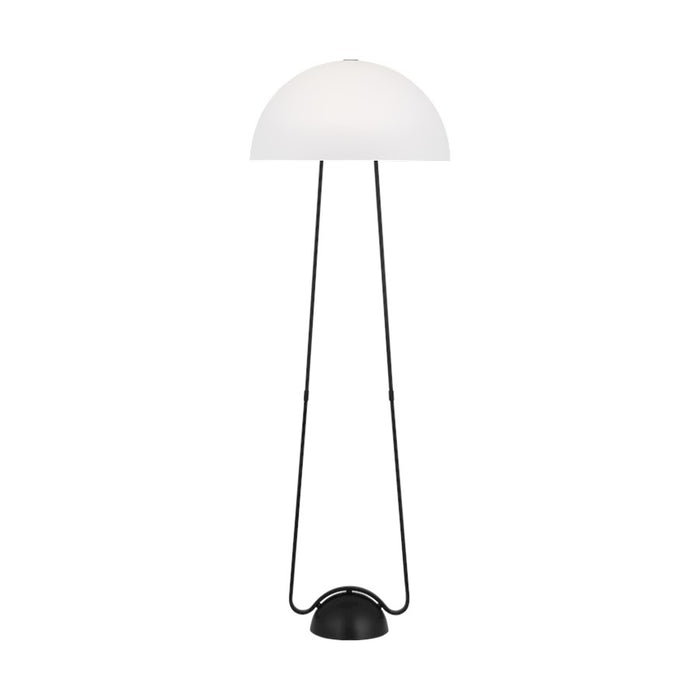 Visual Comfort Studio Kelly Wearstler Nido 1-Lt Floor Lamp, BK/WH - KT1381MBK1