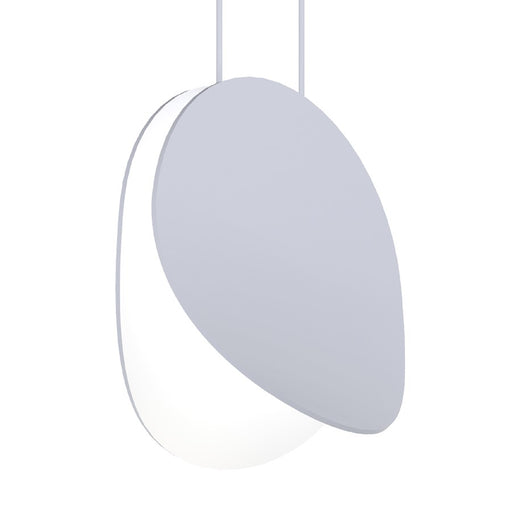 Sonneman Malibu Discs 1 Light LED 7" Pendant, Dove Gray/Dove Gray - 1765-18-J20