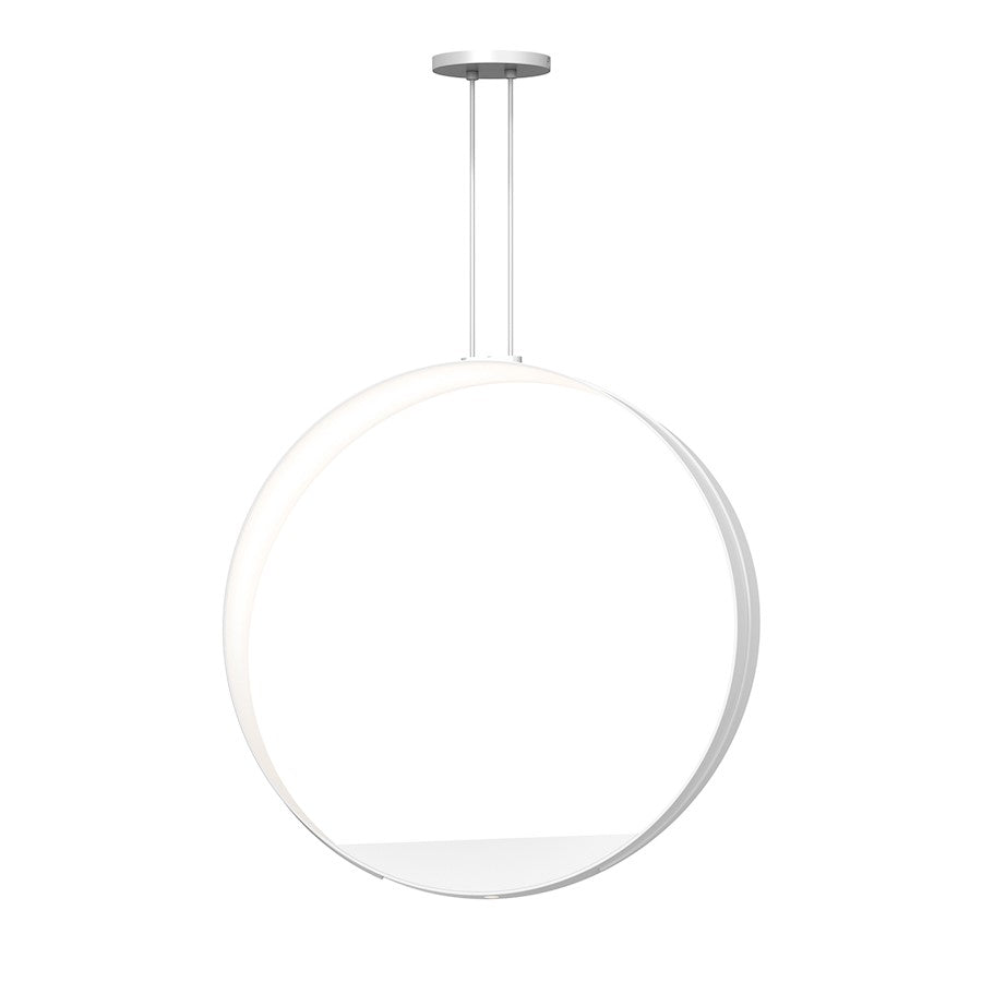 Sonneman Aureola 2 Light LED Pendant, Satin White - 1780-03-J20