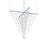 Sonneman Constellation  Pendant, Bright Satin Aluminum/Clear