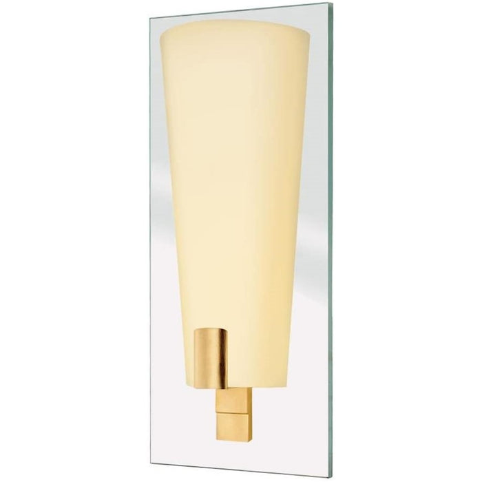 Sonneman Cornet E'Tape 1 Light Verre Wall Sconce, Satin Nickel/White - 1941-13