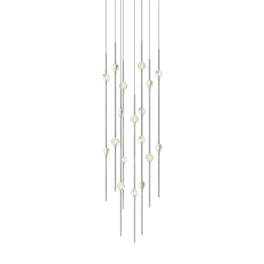 Sonneman Constellation Aries 18Lt LED Pendant, NK/CL/3000K/240" - 2012-13C-J20