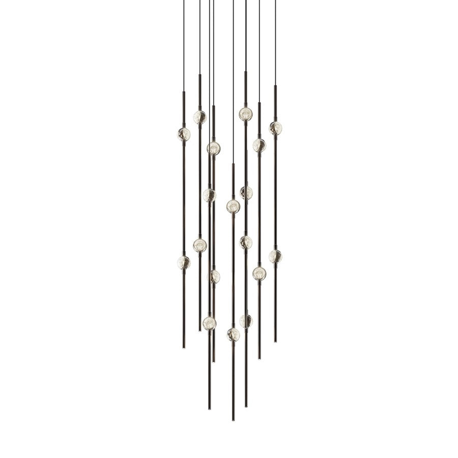 Sonneman Constellation Aries 18Lt LED Pendant, B/CL/2700/240" - 2012-33C-27-J20