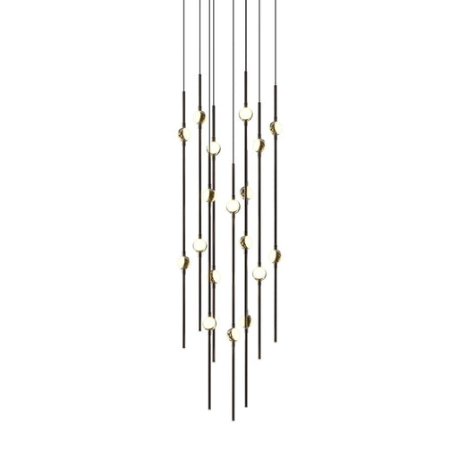 Sonneman Constellation Aries 18Lt LED Pendant, B/WH/2200/240" - 2012-33W-22-J20