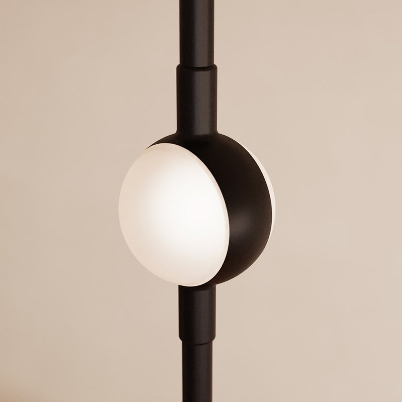 Sonneman Constellation Aries 18Lt LED Pendant, BK/WH/2700K/120"