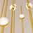 Sonneman Constellation Aries 18Lt LED Pendant, BR/WH/2700/240"
