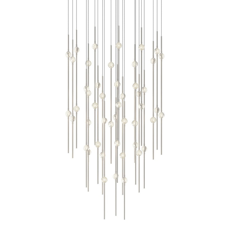 Sonneman Constellation Aries 48Lt LED Pendant, NK/CL/3000K/240" - 2014-13C-J20