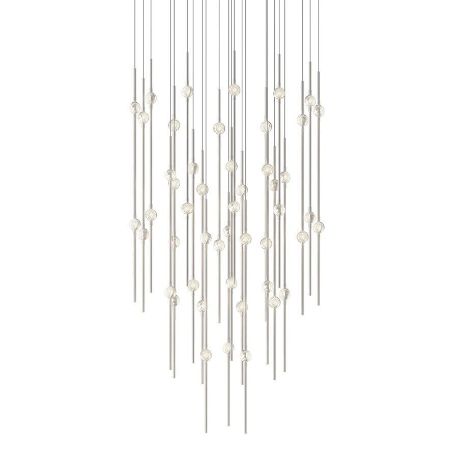 Sonneman Constellation Aries 48Lt LED Pendant, NK/CL/3000K/240" - 2014-13C-J20