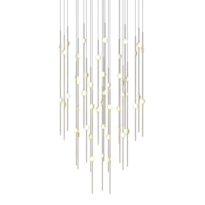 Sonneman Constellation Aries 48Lt LED Pendant, NK/WH/2700K/120" - 2014-13W-27