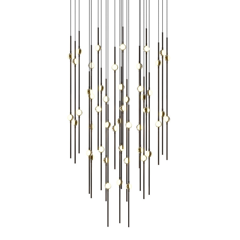 Sonneman Constellation Aries 48Lt LED Pendant, B/WH/2200/240" - 2014-33W-22-J20