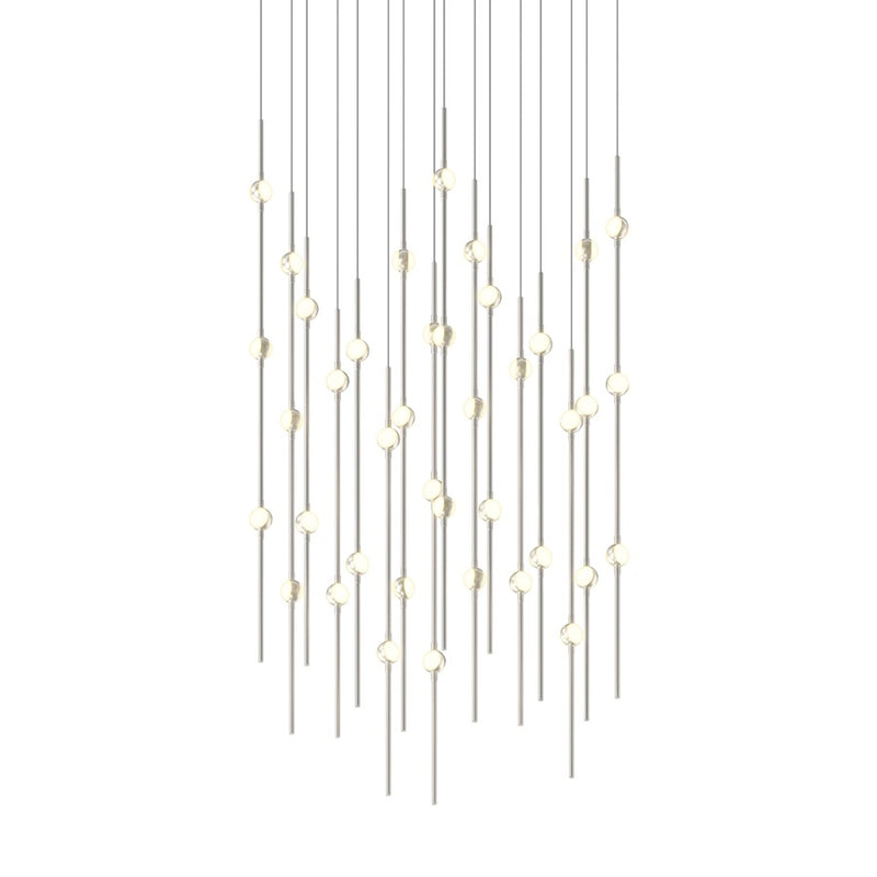Sonneman Constellation Aries 40Lt LED Pendant, NK/WH/2700K/120" - 2015-13W-27