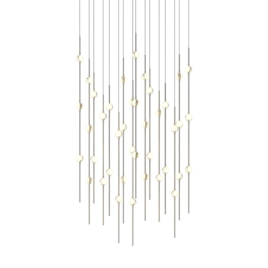 Sonneman Constellation Aries 40Lt LED Pendant, NK/WH/3000K/240" - 2015-13W-J20