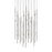 Sonneman Constellation Aries 40Lt LED Pendant, BK/CL/2200K/120" - 2015-33C-22