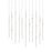 Sonneman Constellation Aries 21Lt LED Pendant, NK/CL/3000K/120" Cable - 2016-13C