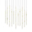 Sonneman Constellation Aries 21Lt LED Pendant, BR/WH/3000K/120" Cable - 2016-38W