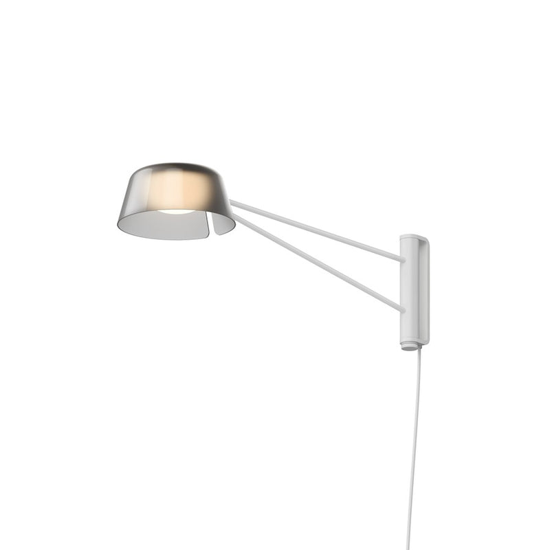 Sonneman Ray 1 Light Short Wall Lamp, Warm Gray/Smoked Etched - 2030-17K