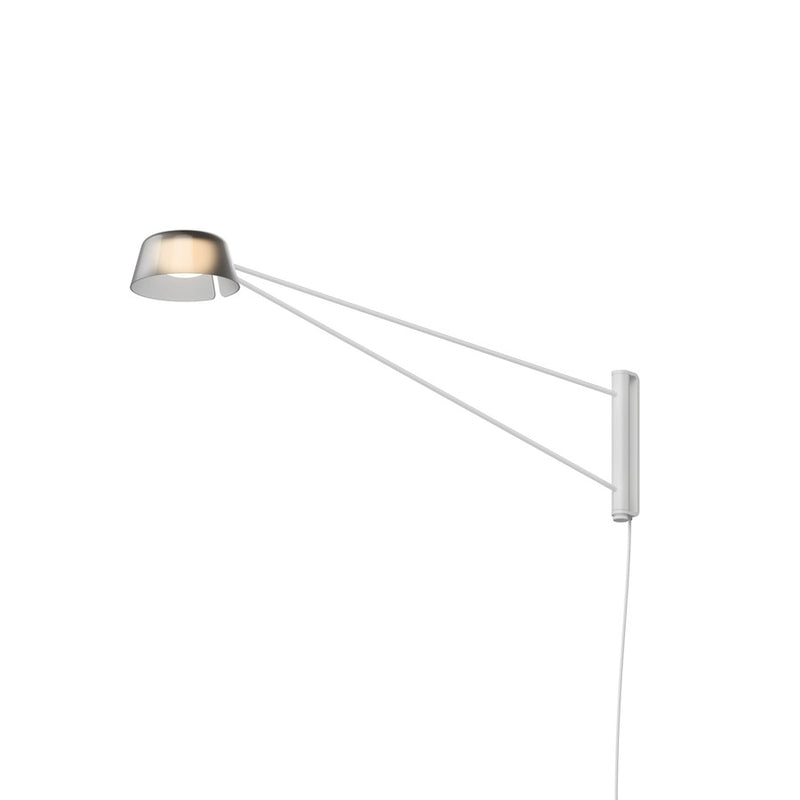 Sonneman Ray 1 Light Long Wall Lamp, Warm Gray/Smoked Etched - 2031-17K