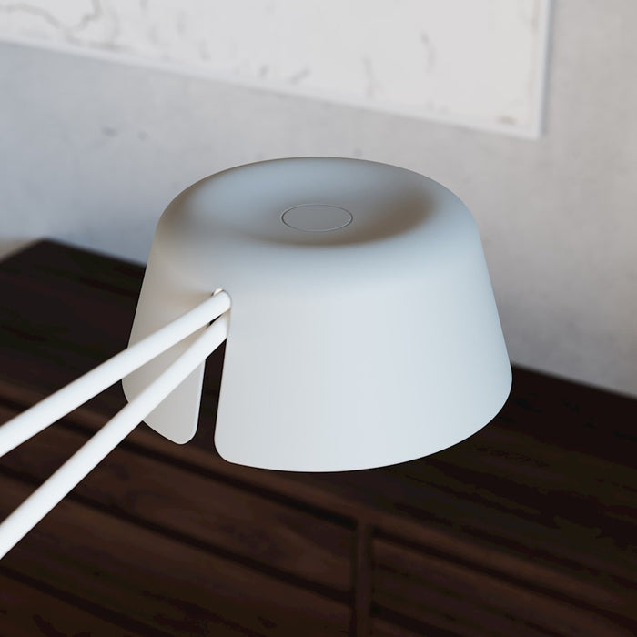 Sonneman Ray 3 Light Round Chandelier, Warm Gray/Warm Gray