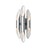 Sonneman Chimes 6 Light Sconce, Polished Chrome/Clear - 2043-01