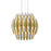 Sonneman Chimes 72 Light 2 Tier Pendant, Satin Brass/Clear - 2047-38