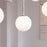 Sonneman Nebula 48 Light Square LED Chandelier, Satin Nickel/White