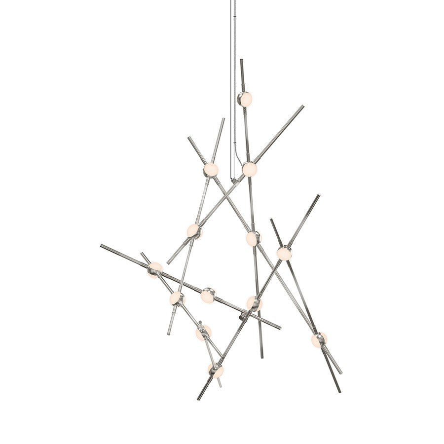 Sonneman Constellation 13Lt Pendant/27K/Warm, Satin Nickel - 2151-13W-27-J20