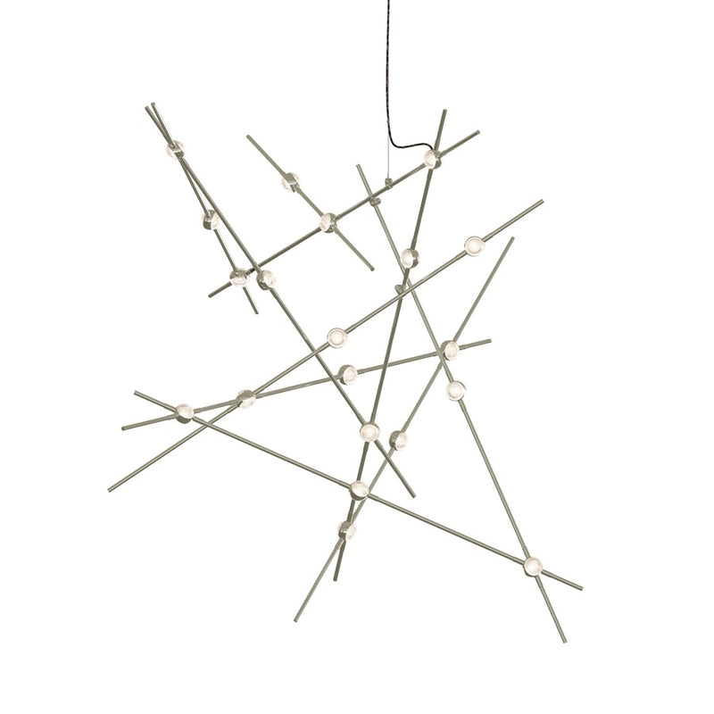 Sonneman Constellation 20 Light Pendant, Satin Nickel - 2152-13C-J20