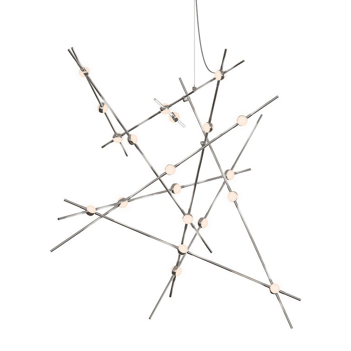 Sonneman Constellation 20 Light Aquila Major Pendant, Nickel/White - 2152-13W