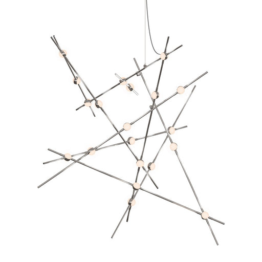 Sonneman Constellation 20 Light Pendant/27K/Warm, Satin Nickel - 2152-13W-J20