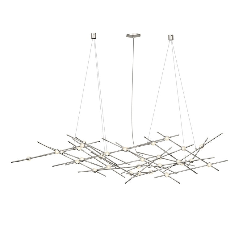 Sonneman Constellation 25 Light Ursa Minor Pendant, Nickel/Clear - 2155-13C
