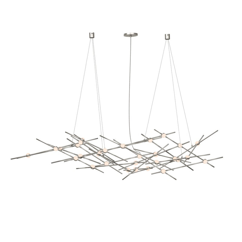 Sonneman Constellation 25 Light Pendant/Warm, Satin Nickel - 2155-13W-J20