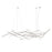 Sonneman Constellation 44 Light Ursa Major Pendant, Nickel/Clear