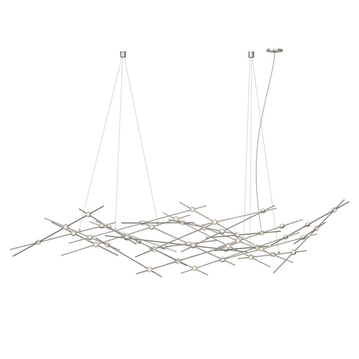 Sonneman Constellation 44 Light Ursa Major Pendant, Nickel/Clear
