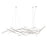 Sonneman Constellation 44 Light Ursa Major Pendant, Nickel/White