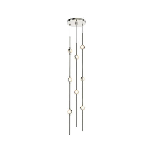 Sonneman Constellation 8 Light 34" Pendant, Satin Nickel - 2161-13C-S-J20