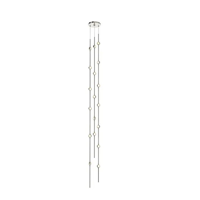 Sonneman Constellation 18 Light 76" Pendant, Satin Nickel - 2161-13C-T-J20