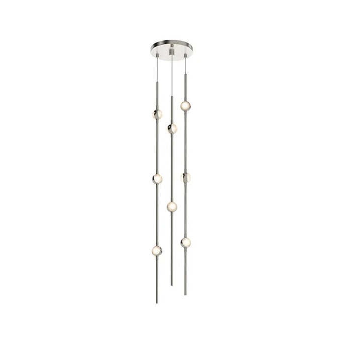 Sonneman Constellation 8 Light 34" Pendant/Warm, Satin Nickel - 2161-13W-S-J20