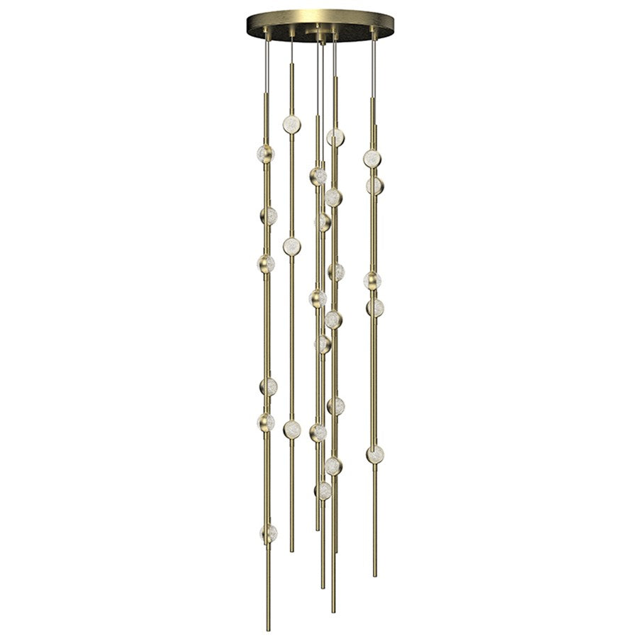 Sonneman Constellation 26 Light Pendant/27K, Satin Brass - 2162-38C-S-27-J20