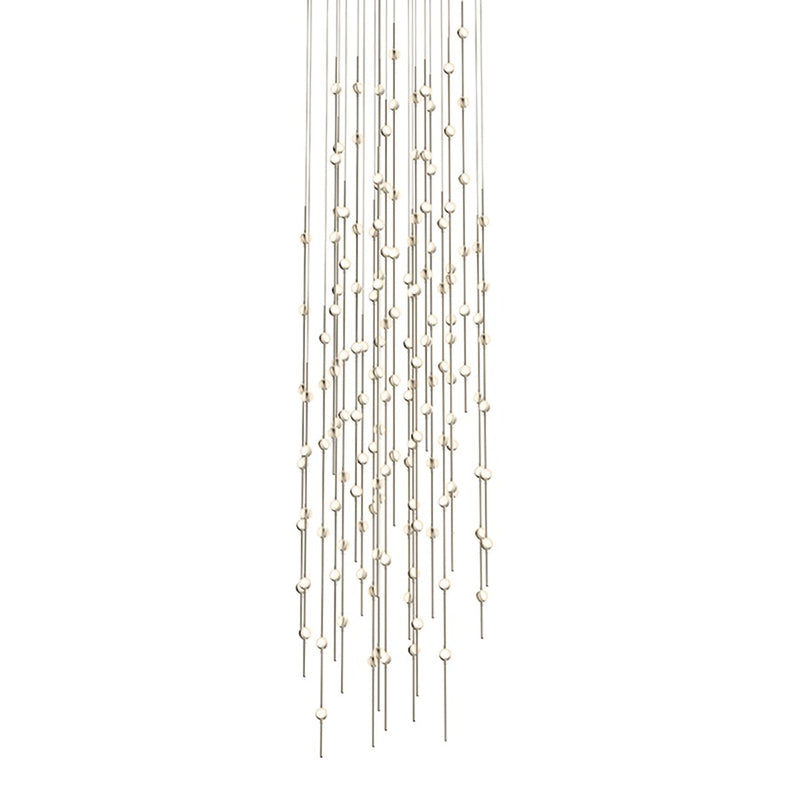 Sonneman Constellation 156 Light Andromeda LED Pendant, Nickel/White - 2164-13W