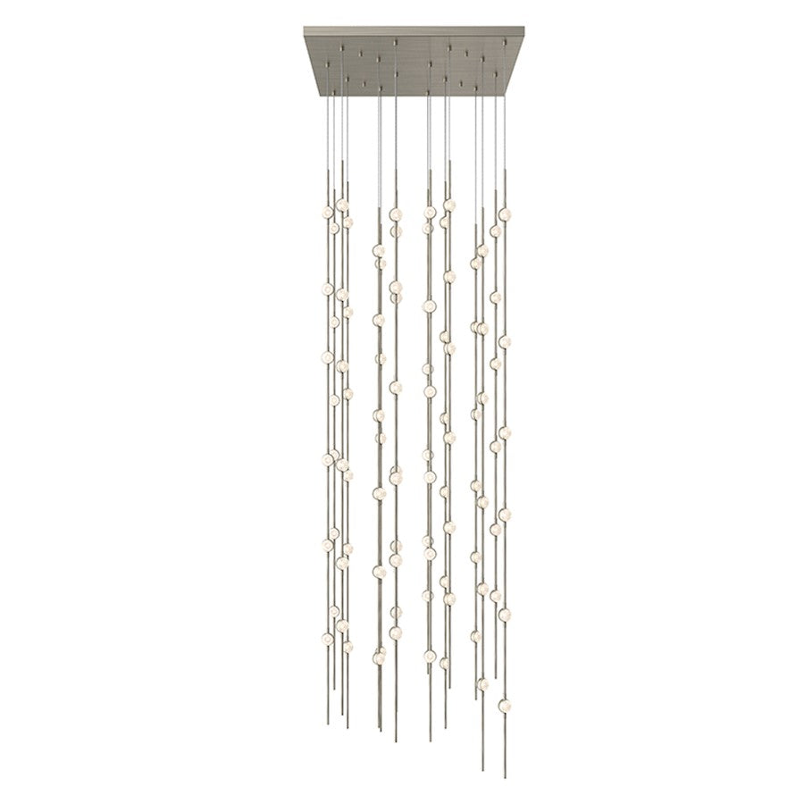 Sonneman Constellation 96 Light Andromeda LED Pendant Nickel/Clear - 2165-13C