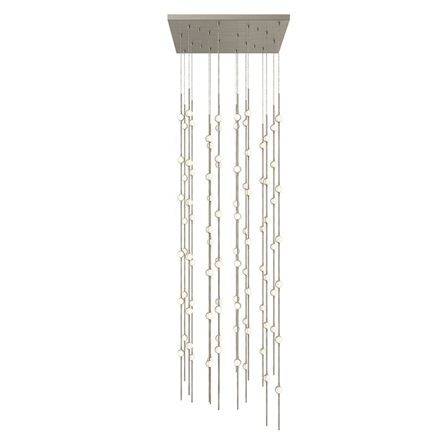 Sonneman Constellation 96 Light Pendant/Warm, Satin Nickel - 2165-13W-J20