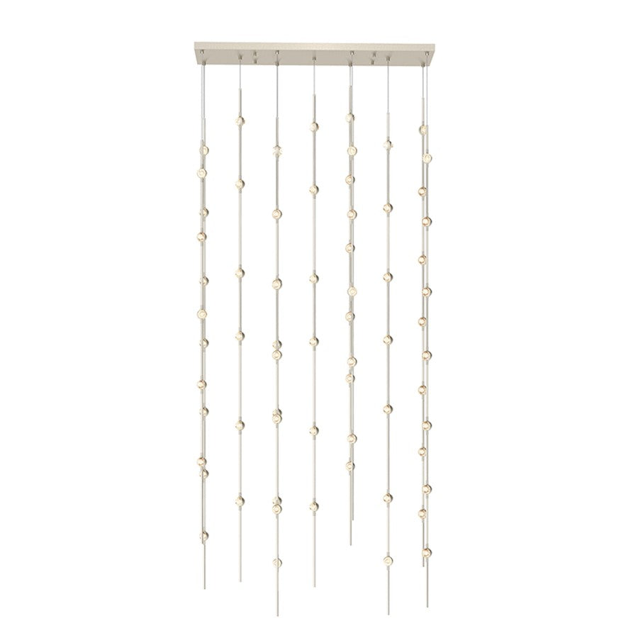 Sonneman Constellation 69 Light Andromeda LED Pendant, Nickel/Clear - 2166-13C